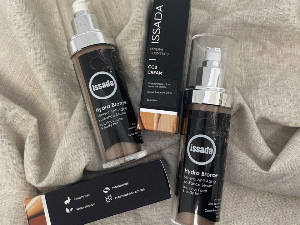 Achieve a Natural, Warm Glow in Winter with ISSADA’S CC8 Cream and Hydra Bronze Mineral Tint Multitasking Makeup for Skincare and Coverage