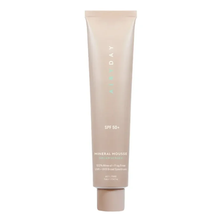 Airyday Mineral Mousse Fragrance Free SPF50+ 75ml Stockist in Noosa
