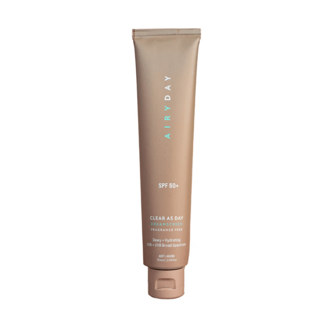 Airyday Clear As Day Fragrance Free SPF50+ 75ml Stockist in Noosa
