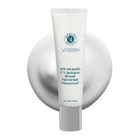 SPF 50 Daily UV Defense by VI Derm stockist in Noosa