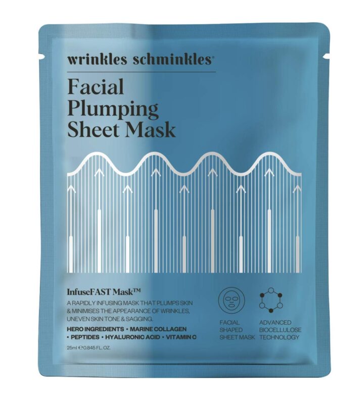 Wrinkles Schminkles Facial Plumping Sheet Mask Stockist in Noosa